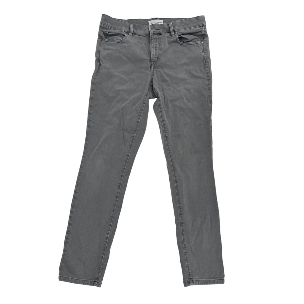 LOFT Gray Modern Skinny Crop Jeans  Size 28 Women’s